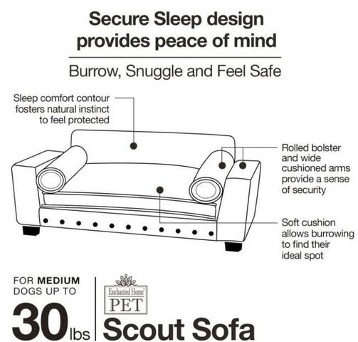 Grå scout sofa